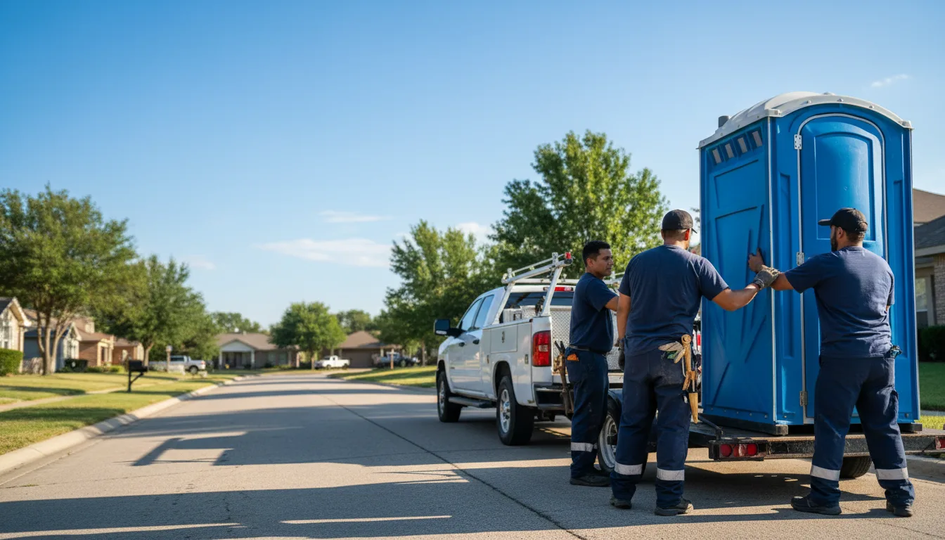 Portable Toilet Rental in Laceys Spring, AL near me
